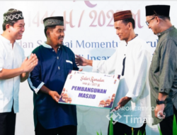 Masjid Al Hidayah Tegal Rejo Kembali Terima Bantuan, Ketua Masjid Apresiasi Peran PT Timah Dalam Membantu Rumah Ibadah