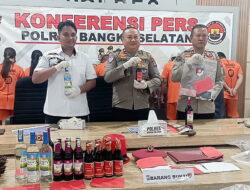 Operasi Pekat Menumbing 2025, Polres Bangka Selatan Ungkap 12 Perkara