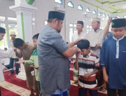 Pemdes Nibung Bersama Masyarakat Gelar Bukber dan Pembagian Santunan kepada Anak Yatim Piatu