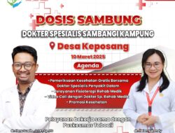 Senin Besok, Program Dosis Sambung RSUD Junjung Besaoh Hadir di Desa Keposang