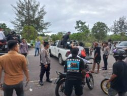 Tertibkan Balap Liar di Kompleks Perkantoran Pemkab Basel, Polisi Amankan Puluhan Kendaraan