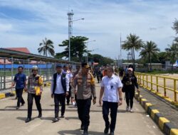 Tinjau Arus Balik Lebaran di Pelabuhan Tanjung Kalian, Begini Kata Kapolres Bangka Barat