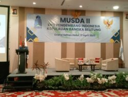 Plt Asisten Pemkot Pangkalpinang Hadiri musda II DPD Pengembangan indonesia Babel