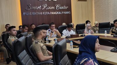 Asisten Pemkot Pangkalpinang Bersama 20 Praja IPDN Hadiri Pembukaan Magang 2025 Se Indonesia