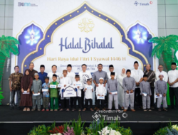 Halal Bihalal Penuh Makna, PT Timah Kembali Berbagi Keberkahan Dengan Santuni Anak Yatim