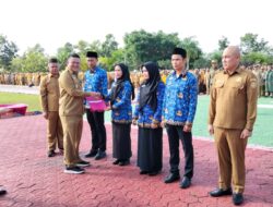 Lantik Ratusan PPPK dan CPNS, Bupati Riza Tegaskan Pelayanan Publik jadi Prioritas