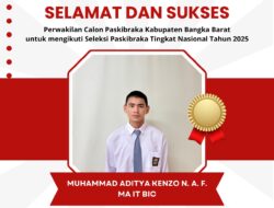 Pelajar Asal Mentok Wakili Babel Ikuti Seleksi Paskibraka Tingkat Nasional