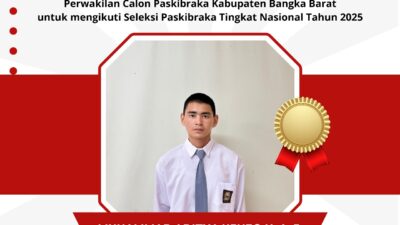 Pelajar Asal Mentok Wakili Babel Ikuti Seleksi Paskibraka Tingkat Nasional