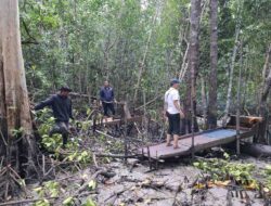 Tindaklanjuti Laporan Warga, Polsek Lepong Tertibkan Tambang Tungau di Kawasan Mangrove