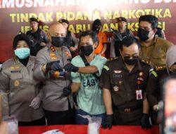 Polda Babel Musnahkan Sabu Dan Ekstasi Senilai 6,41 Milliar Rupiah, Selamatkan Lima Puluh Ribu Lebih Jiwa