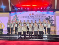 Rakernis Humas Polri 2025 : Humas Polda Babel Raih Penghargaan Kategori Keaktifan Pengiriman Berita SPIT-Mediahub Zona 2