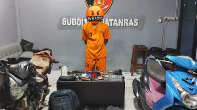 Beben Diringkus Tim Jatanras Polda Babel Usai Mencuri Dua TKP Di Kabupaten Bangka