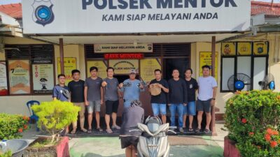 Kurang dari 48 Jam, Polres Bangka Barat Amankan Wanita Pencuri Motor Milik Nelayan