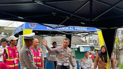 Ditlantas Polda Babel Berikan Pelatihan Dan Pembinaan Kepada Puluhan Jukir Di Pangkalpinang