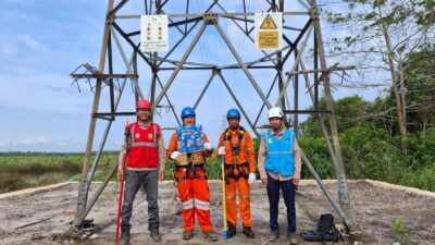 PLN ULTG Belitung Edukasi Warga soal Risiko Bermain Layang-Layang di Dekat SUTT