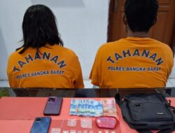Terlibat Kasus Narkotika, Pasutri di Mentok Ditangkap Polisi