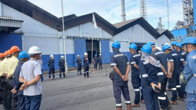 Komitmen Implementasikan K3, PT Timah Rutin Gelar Apel K3 di Wilayah Operasional