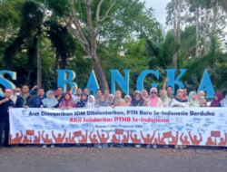 Gelar Aksi Solidaritas, Dosen Dan Tenaga Pendidik UBB Ingin Dinaikkan Status Jadi PNS