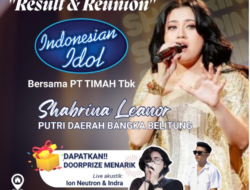 Dukung Shabrina Leanor jadi Juara Indonesia Idol, PT Timah Gelar Nobar di Tiga Kabupaten/Kota di Babel