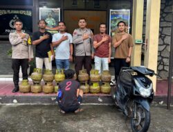 Polsek Koba Bekuk Pelaku Spesialis Pencurian Tabung Gas Elpiji 3 Kg