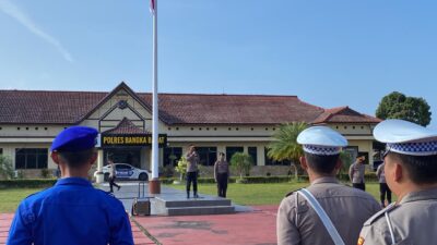 Kapolres Bangka Barat Pimpin Apel Kesiapan Personel Pengamanan Peringatan Hari Buruh