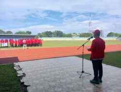 Sekda Mie Go Lepas Kontingen Pelajar Pangkalpinang Ikuti Kejurda Babel 2025