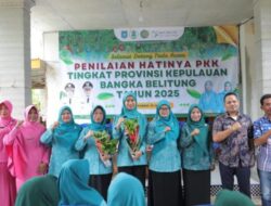 Tim PKK Provinsi Babel Nilai 5 Desa dan 1 Kecamatan di Bangka Tengah