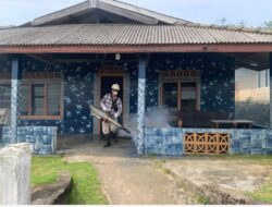 PT Timah Gerak Cepat Cegah DBD, Lakukan Fogging di Desa Gemuruh sebagai Komitmen Dukung Kesehatan Masyarakat