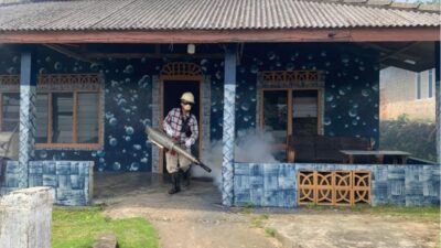 PT Timah Gerak Cepat Cegah DBD, Lakukan Fogging di Desa Gemuruh sebagai Komitmen Dukung Kesehatan Masyarakat