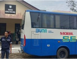 Mobil Sehat PT Timah Datangi Desa Ibul, Ratusan Warga Antusias Bisa Berobat Gratis dan Lebih Dekat