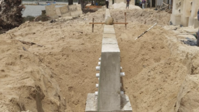 Cegah Abrasi dan Dukung Destinasi Wisata di Karimun, PT Timah Pasang Penahan Abrasi di Pantai Pongkar