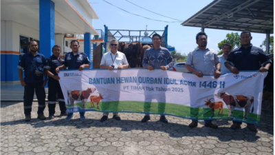 Idul Adha Penuh Berkah, PT Timah Salurkan Kurban Bagi Masyarakat di Bangka Selatan