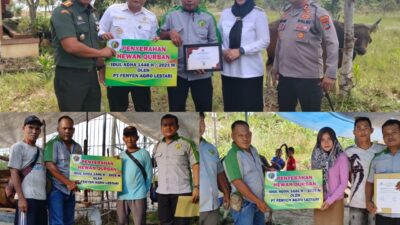 PT FAL Salurkan 3 Ekor Sapi Kurban, Raden Johny Widyotomo: Komitmen Perusahaan untuk Peduli Masyarakat