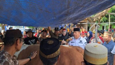 Masjid Al Ikhlas Desa Sadai Terima Bantuan Sapi Presiden, Wabup Debby Vita Dewi Terima Langsung dari Gubernur