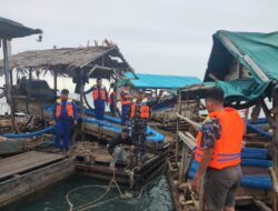 Timgab Amankan 13 Ponton Tambang Ilegal di Perairan Teluk Inggris