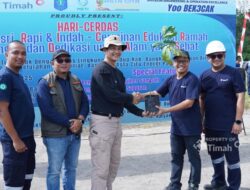 Kolaborasi Dalam Melakukan Penghijauan, PT Timah Serahkan Bantuan Bibit untuk Rumah Kompos KSM Resam
