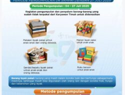 Rayakan HUT ke-49 Perusahaan, Karyawan PT Timah Terlibat Dalam Aksi Decluttering Berbagi Untuk Sesama