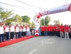 Semarakan HUT Ke – 49 PT Timah, Ribuan Masyarakat Karimun Ikuti Pekan Sehat ‘Untuk Merah Putih’