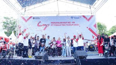 Terima Hadiah Motor Dalam HUT ke-49 PT Timah di Kundur, Siti Hajar: Ini Rezeki Anak Saya