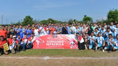 Rayakan HUT ke-49, PT Timah Satukan Semangat Karyawan Lewat Pertandingan Olahraga