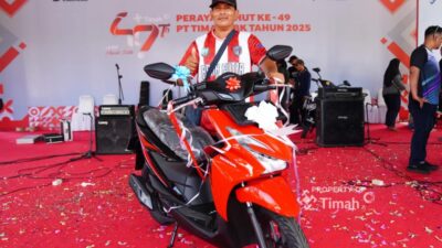 HUT ke-49 PT Timah: Kulop dan Heni Terima Kado Istimewa dari PT Timah dalam Pekan Sehat di Pulau Belitung