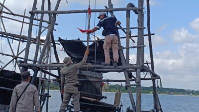 Jaga Aset Negara, PT Timah Bersama Tim Gabungan Gelar Penertiban Tambang Ilegal di Merbuk