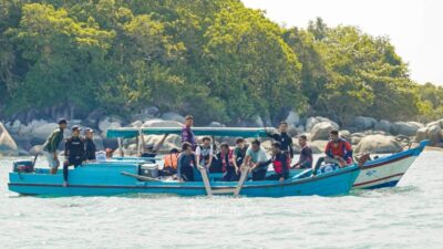 PT Timah Kembali Tenggelamkan Coral Garden di Perairan Pulau Putri, Dukung Pariwisata dan Ekonomi Masyarakat Pesisir