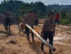 Polisi Tertibkan Tambang Ilegal di Area Perkantoran Pemkab Bangka Barat