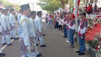 242 Peserta Ikuti Pawai HUT ke-80 RI di Bangka Tengah