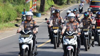 Patroli Skala Besar, Kapolres Basel Tegaskan Komitmen Jaga Kamtibmas