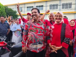 Unggul Penghitungan Cepat, DPC PDI Perjuangan Pangkalpinang Rayakan Kemenangan Pasangan Saparudin–Dessy