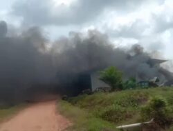Fasilitas PT SNS Ludes Terbakar, Diduga Dibakar Oknum Tak Bertanggungjawab