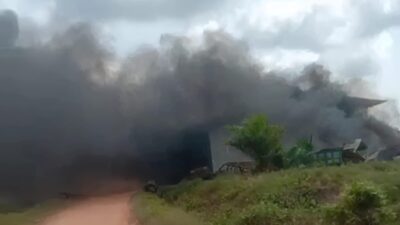 Fasilitas PT SNS Ludes Terbakar, Diduga Dibakar Oknum Tak Bertanggungjawab