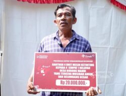 Selamat dari Badai, Nelayan Burung Mandi Dapat Bantuan PT Timah di HUT ke-49